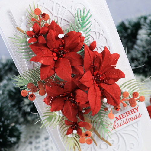 Elizabeth Craft Metal Die-Poinsettia - 5A0035H8-1H6S9 Elizabeth Craft Metal Die-Poinsettia - 5A0035H8-1H6S9