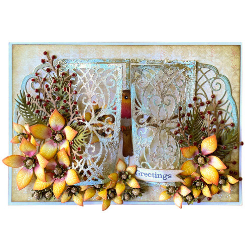 Elizabeth Craft Metal Die-Poinsettia - 5A0035H8-1H6S9 Elizabeth Craft Metal Die-Poinsettia - 5A0035H8-1H6S9