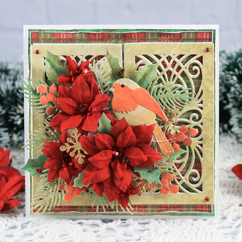 Elizabeth Craft Metal Die-Poinsettia - 5A0035H8-1H6S9 Elizabeth Craft Metal Die-Poinsettia - 5A0035H8-1H6S9