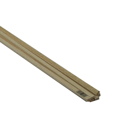 6 Pack - Midwest Products Balsa Wood Strip 36"-1/4"X1/2" - B6069