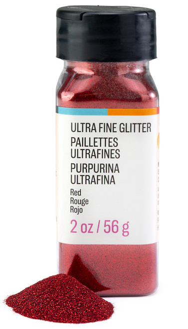 3 Pack - CousinDIY Extra Fine Glitter 2oz-Red - 5A002XRZ-5165