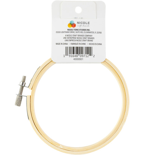 12 Pack - CousinDIY Natural Wood Hoop-4" - 00931