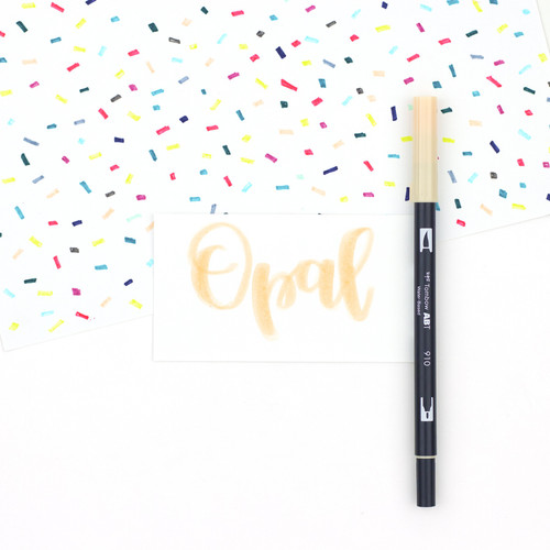 6 Pack - Tombow Dual Brush Marker Open Stock-910 Opal - DBP-56599
