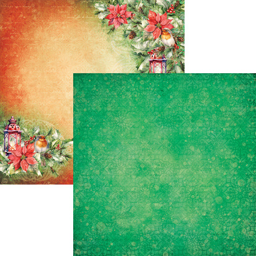 Elizabeth Crafts Double-Sided Cardstock Pack 12"X12"-Festive Holly - 5A0035HC-1H6SG