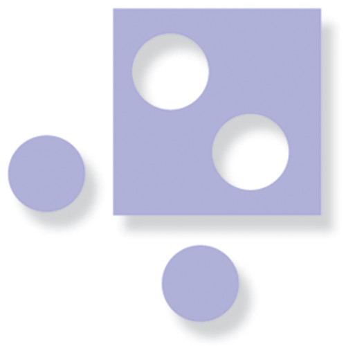 3 Pack - Fiskars Hand Punch-Circle, .25" - F2300-2352