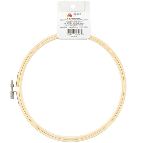 12 Pack - CousinDIY Natural Wood Hoop-7" - 00934
