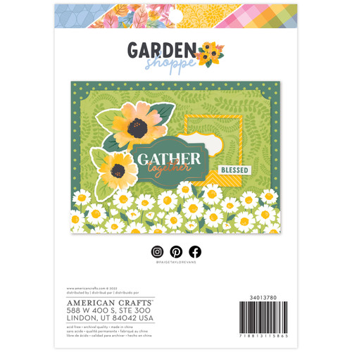 3 Pack - Paige Evans Single-Sided Paper Pad 6"X8" 36/Pkg-Garden Shoppe - PE013780 - 718813115865