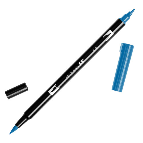6 Pack - Tombow Dual Brush Marker Open Stock-535 Cobalt Blue - DBP-56562 - 085014565622