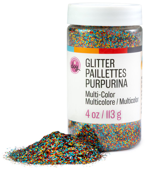 3 Pack - CousinDIY Glitter 4oz-Multi-Colored - 5A002XSN-5180