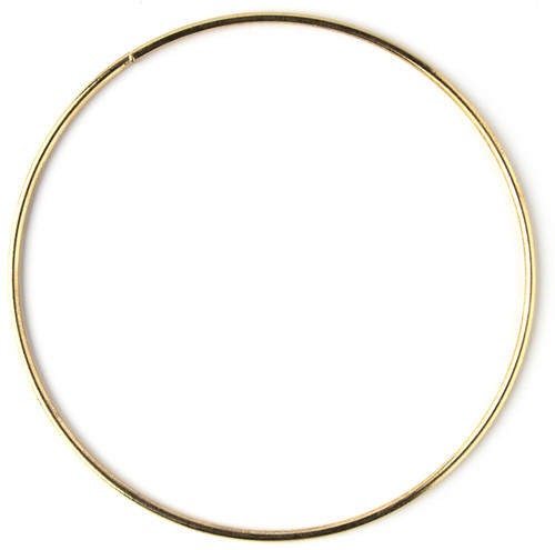 6 Pack - CousinDIY Metal Macrame Ring 19"-Gold - 40000656