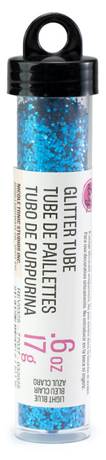12 Pack - CousinDIY Glitter Tube 0.6oz (17g)-Light Blue - 5A002XR9-5138 - 191648186383
