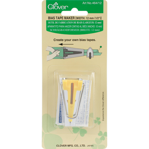 3 Pack - Clover Bias Tape Maker-1/2" - 464-12 - 051221505256