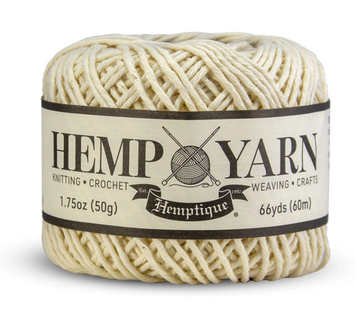 3 Pack - Hemptique Hemp Yarn Ball-NATURAL - 5A0036LF-1H7QC - 602581056249