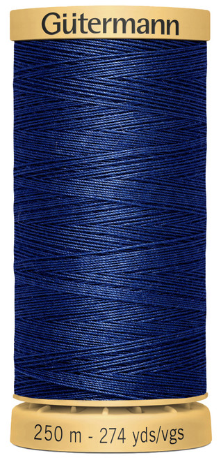5 Pack - Gutermann Natural Cotton Thread 273yd-Bright Navy - 251C-1H2DH - 077780057821