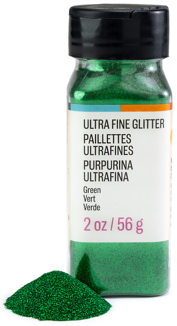 3 Pack - CousinDIY Extra Fine Glitter 2oz-Green - 5A002XRZ-5169