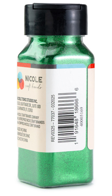 3 Pack - CousinDIY Extra Fine Glitter 2oz-Green - 5A002XRZ-5169