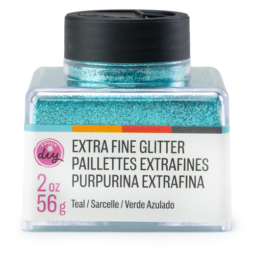 3 Pack - CousinDIY Glitter Stacker 2oz-Teal - 5A002XQ8-5130 - 191648186314