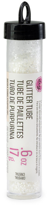 12 Pack - CousinDIY Glitter Tube 0.6oz (17g)-Crystal - 5A002XR9-5136 - 191648186369