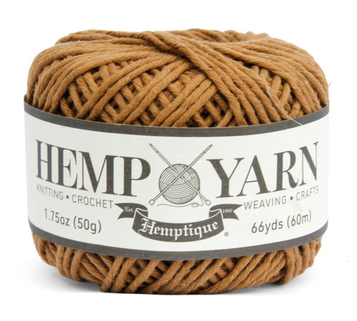 3 Pack - Hemptique Hemp Yarn Ball-MOCHA - 5A0036LF-1H7QB - 672975041250