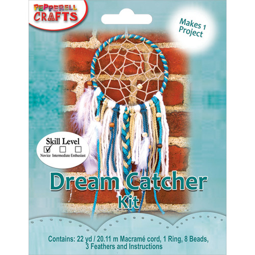 3 Pack - Pepperell Macrame Dream Catcher Kit- - MAC159 - 725879791698