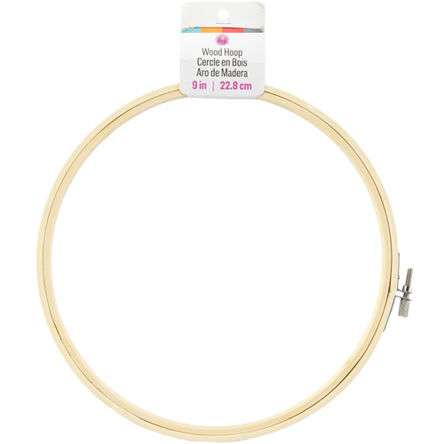 12 Pack - CousinDIY Natural Wood Hoop-9" - 00938 - 191648097221