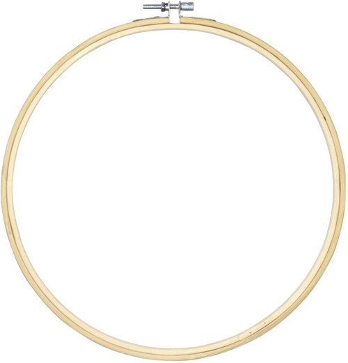12 Pack - CousinDIY Natural Wood Hoop-9" - 00938