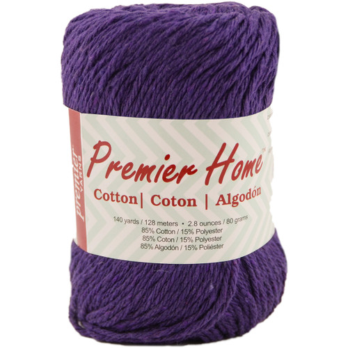 6 Pack - Premier Home Cotton Yarn-Eggplant - 38-29 - 847652061399