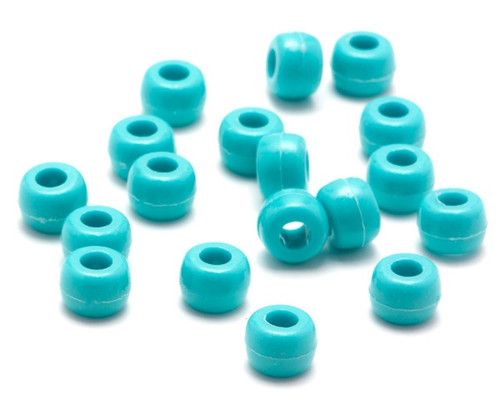 6 Pack - CousinDIY Fun Pack Acrylic Pony Beads 250/Pkg-Turquoise - 34734242