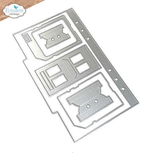 Elizabeth Craft Die Set-Page With Large Tab 2 - 5A00376V-1H872 - 741527318130