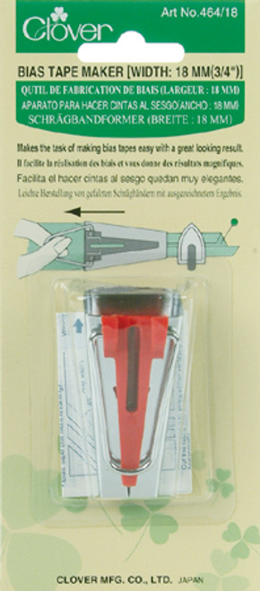 3 Pack - Clover Bias Tape Maker-3/4" - 464-18 - 051221505263