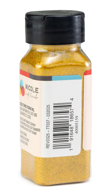 3 Pack - CousinDIY Extra Fine Glitter 2oz-Iridescent Gold - 5A002XRZ-5159