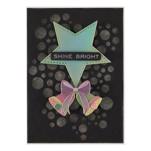 2 Pack - Spellbinders Stencils by Lisa Horton-Lots of Circles - 5A0036KT-1H7PD