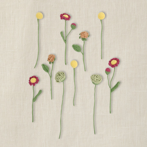 DMC Intermediate Amigurimi Kit by Nuria Picos-Wild Meadow Bouquet - 5A003974-1H8BY DMC Intermediate Amigurimi Kit by Nuria Picos-Wild Meadow Bouquet - 5A003974-1H8BY