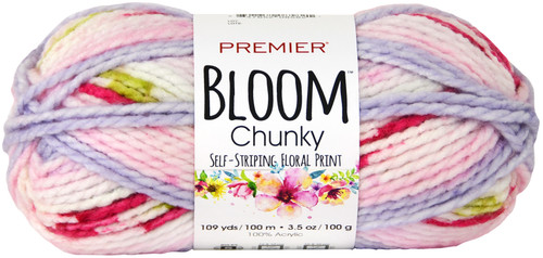 3 Pack - Premier Bloom Chunky Yarn-Hydrangea - 1114-01 - 847652085821