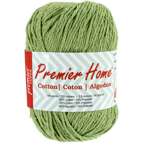 6 Pack - Premier Home Cotton Yarn-Sage - 38-15 - 847652020822