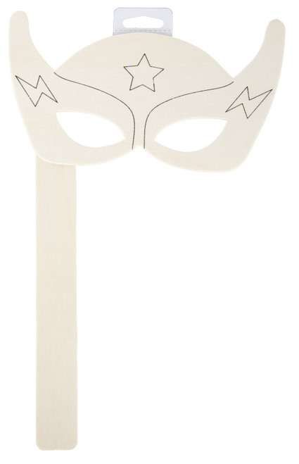 4 Pack - CousinDIY Unfinished Wood Mask Assortment-Dino & Hero - 40029AST