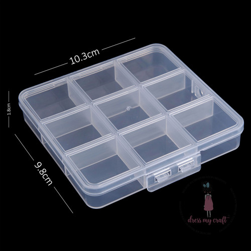 Dress My Craft Storage Box-9-Slots - 5A00398L-1H8FJ Dress My Craft Storage Box-9-Slots - 5A00398L-1H8FJ