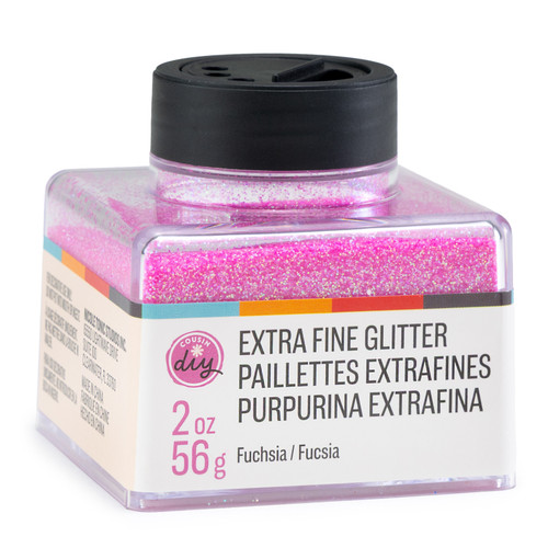 CousinDIY Glitter Stacker 2oz-Fuschia - 5A002XQ8-5174
