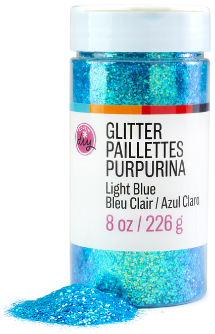 CousinDIY Glitter 8oz-Light Blue - 5A002XT8-5193