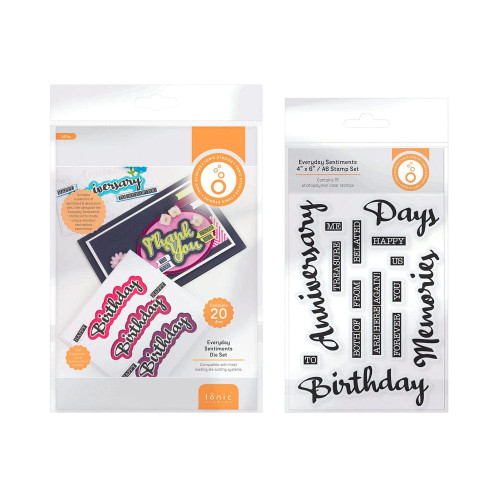 Tonic Studios Die Set-Everyday Sentiment - 5424E - 841079154245