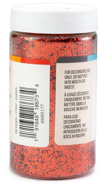 CousinDIY Glitter 4oz-Red - 5A002XSN-5177 CousinDIY Glitter 4oz-Red - 5A002XSN-5177