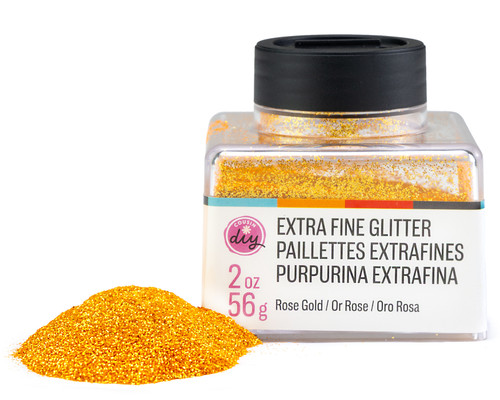 CousinDIY Glitter Stacker 2oz-Rose Gold - 5A002XQ8-5152 CousinDIY Glitter Stacker 2oz-Rose Gold - 5A002XQ8-5152