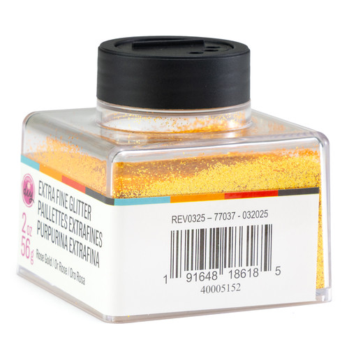 CousinDIY Glitter Stacker 2oz-Rose Gold - 5A002XQ8-5152 CousinDIY Glitter Stacker 2oz-Rose Gold - 5A002XQ8-5152