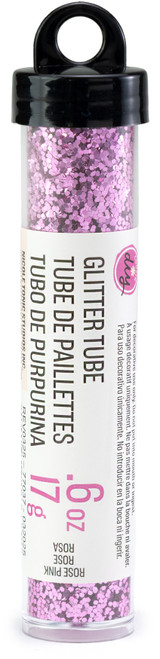 CousinDIY Glitter Tube 0.6oz (17g)-Rose Pink - 5A002XR9-5135 - 191648186352