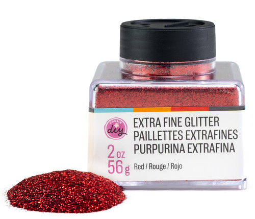 CousinDIY Glitter Stacker 2oz-Red - 5A002XQ8-5196 CousinDIY Glitter Stacker 2oz-Red - 5A002XQ8-5196