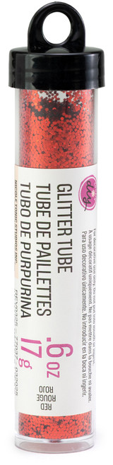 CousinDIY Glitter Tube 0.6oz (17g)-Red - 5A002XR9-5139 - 191648186390