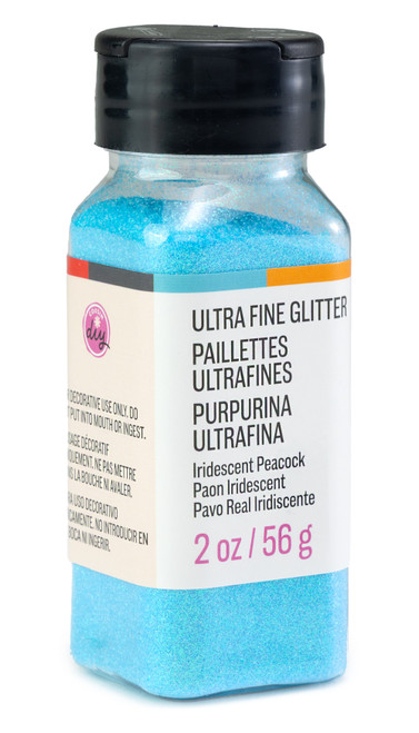 CousinDIY Extra Fine Glitter 2oz-Iridescent Peacock - 5A002XRZ-5161