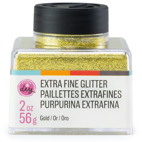 CousinDIY Glitter Stacker 2oz-Gold - 5A002XQ8-5122 - 191648186154