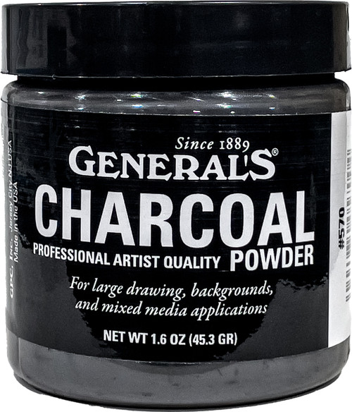 General Pencil Charcoal 1.6oz-Powder - 5A0036DN-1H7KX - 044974057004