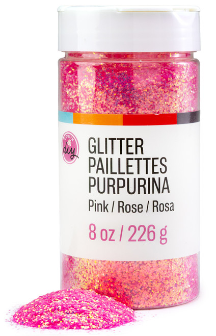 CousinDIY Glitter 8oz-Pink - 5A002XT8-5190